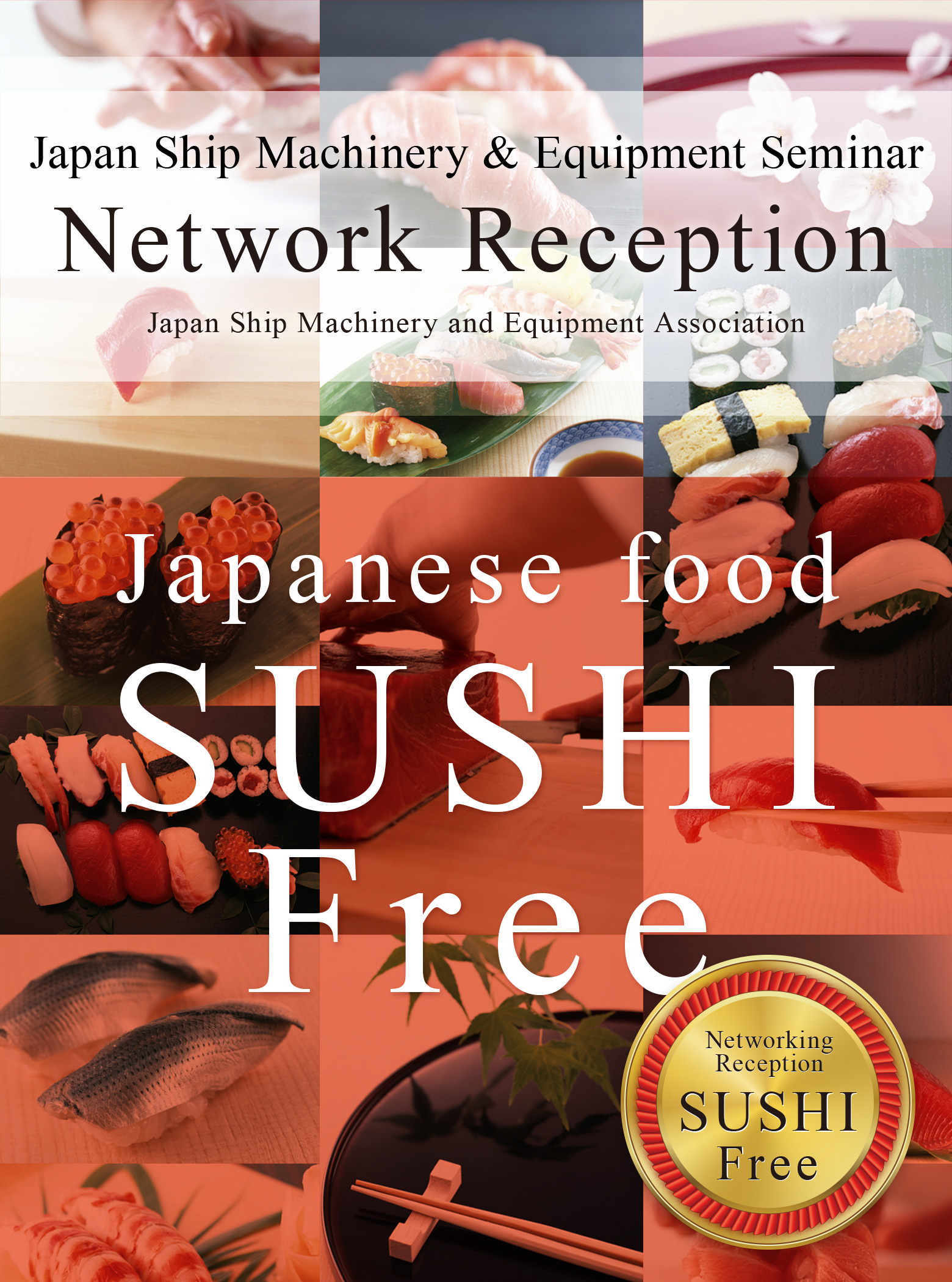 Network Reception Japanese food SUSHI Free